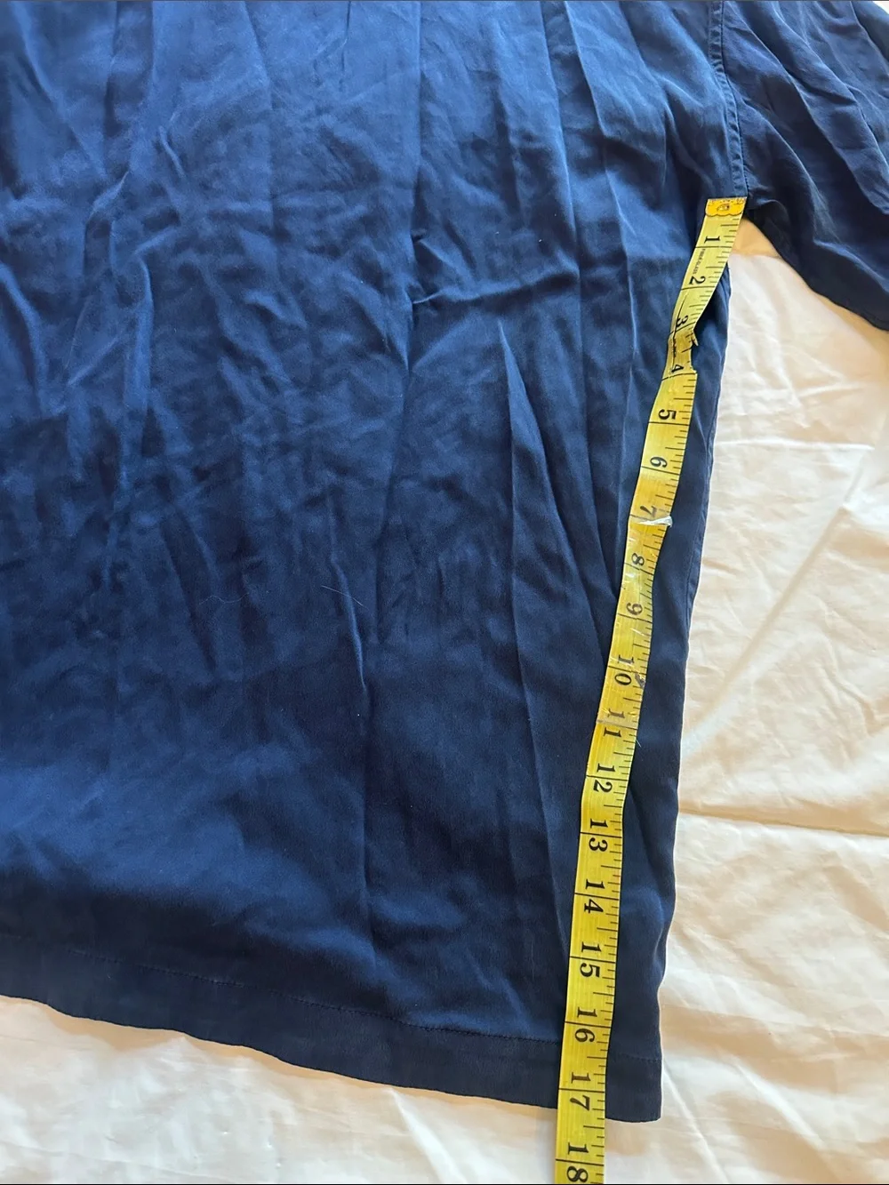 Lahgo Lunya Navy Blue Men's Henley Top  Silk Pajamas Set